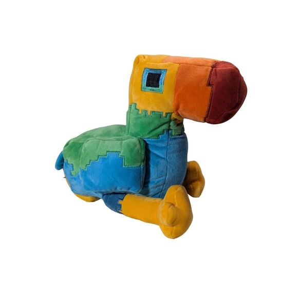 Minecraft Legends Big Beak Pinata Tropical Parrot Plush 10-in PIllow Buddy Gift - Picture 3 of 6